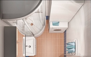 Ванная комната дизайн фото 5 кв м со стиральной машиной
